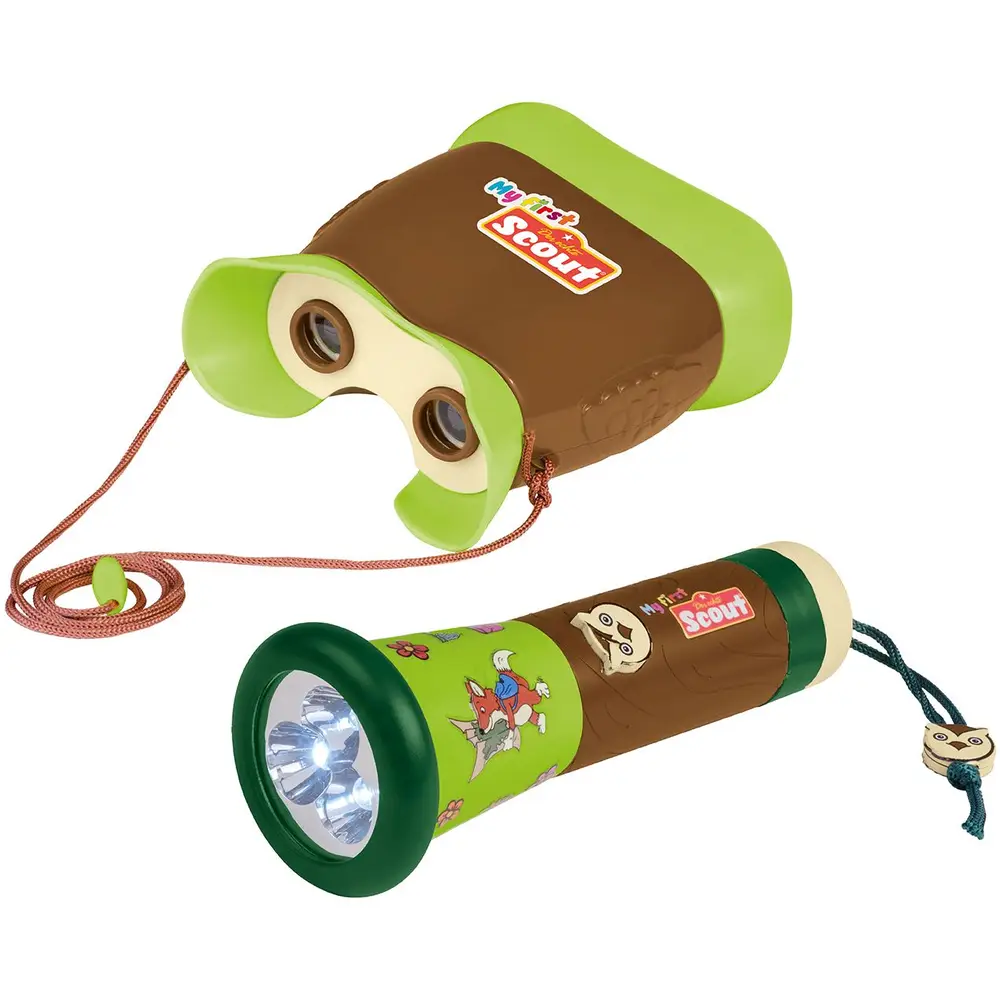 Bema jumelles et lampe de poche jouet pour enfants - aventure Scout