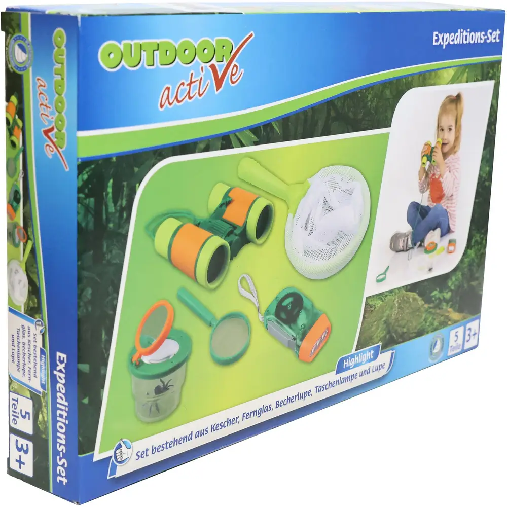 Vedes set d'expédition jouet - kit d'aventure 5 pièces pour enfants