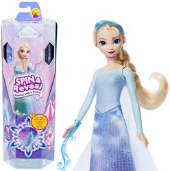 Mattel Disney Frozen poupée Elsa - Coffret surprise Spin & Reveal