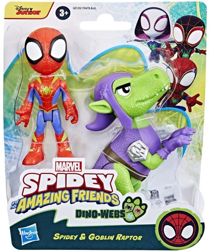Hasbro figurine d'action Marvel Spidey Dino-Webs Spidey et jouet dinosaure-3