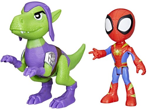 Hasbro figurine d'action Marvel Spidey Dino-Webs Spidey et jouet dinosaure