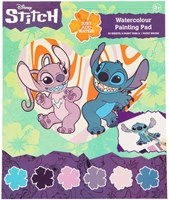 Sambro livre de coloriage à l'aquarelle Stitch avec pinceau - jouet créatif