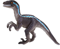 Mojo speelgoed dinosaurus Velociraptor staand - 381027