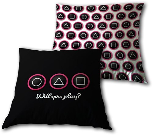 Coussin gaming décoratif motif Playstation 35x35cm pour enfants-2