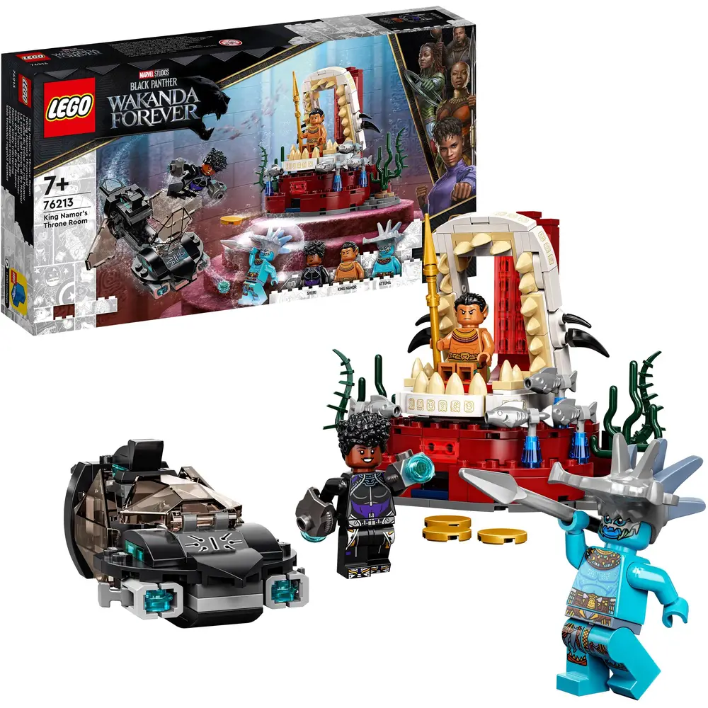 LEGO Super Heroes salle du trône du Roi Namor set de construction Black Panther 76213