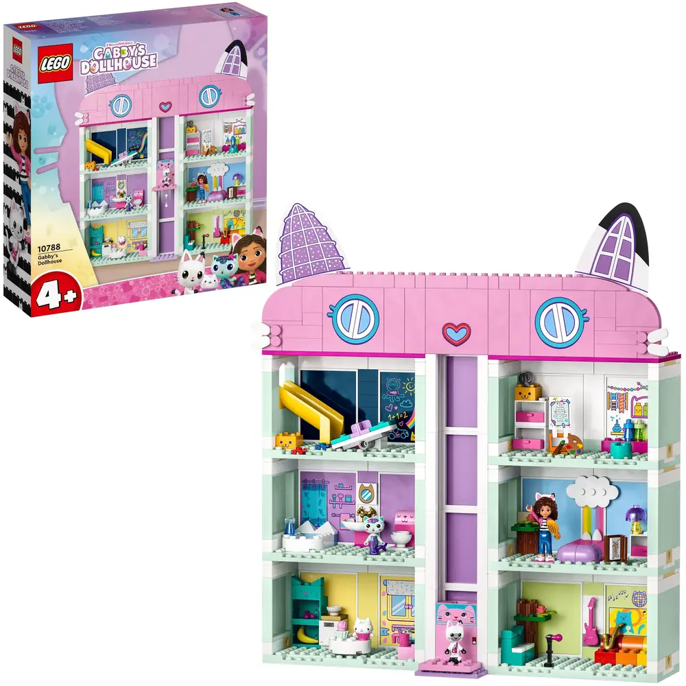 LEGO Gabby's Dollhouse maison de poupée set de construction avec minifigurines et accessoires