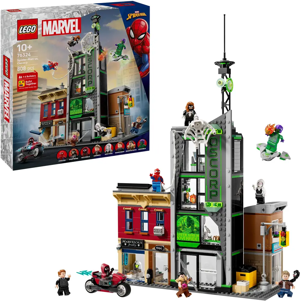 LEGO Super Heroes Spider-Man vs. Oscorp set de construction - plaisir de jeu