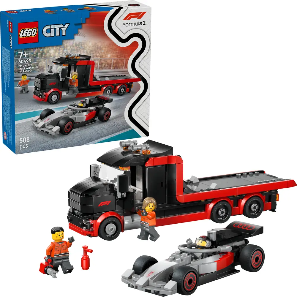 LEGO City camion F1 avec voiture de course Audi F1 - set de construction 60493