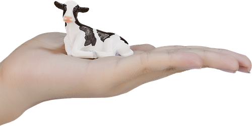 Mojo Jouet de ferme Veau Holstein Couché - 387082-3