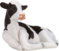 Mojo Farm speelgoed Holstein Kalf Liggend - 387082