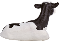 Mojo Farm speelgoed Holstein Kalf Liggend - 387082