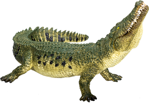 Mojo Jouet Wildlife Crocodile avec mâchoire mobile - 387162