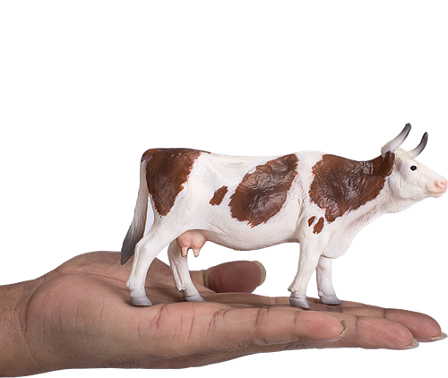 Mojo Jouet Ferme Vache Simmental - 387220-3