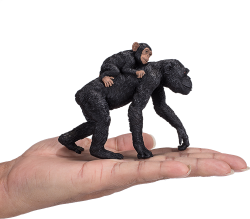 Mojo Jouet Wildlife Chimpanzé Avec Bébé - 387264-3