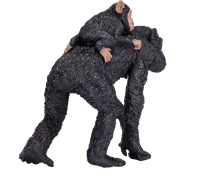 Mojo Jouet Wildlife Chimpanzé Avec Bébé - 387264-2