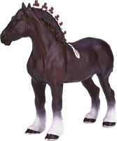 Mojo Jouet Cheval Shire - 387290-2