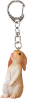 Mojo Woodland Keychain - Rabbit sitting 387439