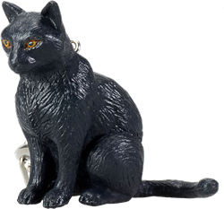 Mojo Porte-clés Ferme & Animaux Chat Noir - 387456
