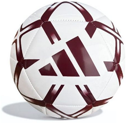 Adidas ballon de football Starlancer Club blanc/rouge ballon d'entraînement durable