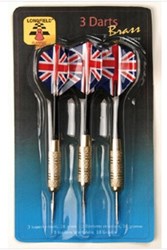 3 fléchettes sur carte 18 grammes cuivre 060638