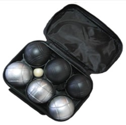 6 boules de pétanque dans un sac 010207