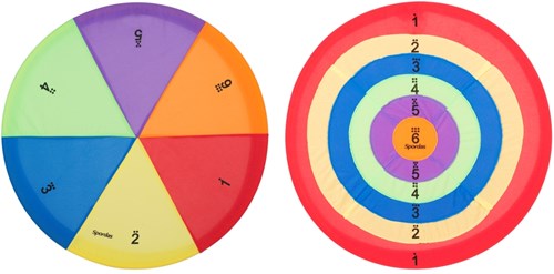 Spordas Hook-N-Loop Targets jeu de cerceau pour enfants