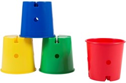Spordas seau de jeu lot de 4 - seaux à jouets colorés