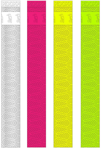 Kookaburra grip de cricket Aura lime - prise parfaite caoutchouc