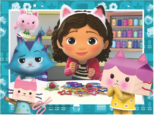 Ravensburger puzzle Gabby's Dollhouse - 4 puzzles enfants - 12 pièces - jouet éducatif
