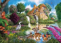 Gibsons puzzle Flora & Fauna - 4 x 500 pièces puzzle animaux-2