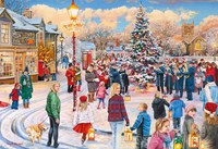 Gibsons puzzle Trevor Mitchell fêtes de village 4x500 pièces plaisir nostalgique-2