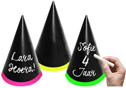 Folat - Chapeaux de fête à écrire à la craie 6 pièces décoration fête