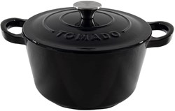 Svenska Living cocotte fonte noire 24 cm - marmite cuisine