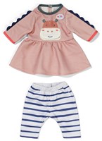 BABY born robe poupée jungle 36cm - ensemble de vêtements colorés pour poupée