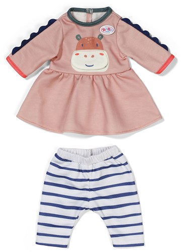 BABY born robe poupée jungle 36cm - ensemble de vêtements colorés pour poupée