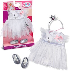 BABY born vêtements de poupée tenue ballerine 43cm avec tutu et accessoires