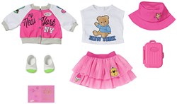 BABY born vêtements de poupée tenue de voyage 43cm avec accessoires et valise