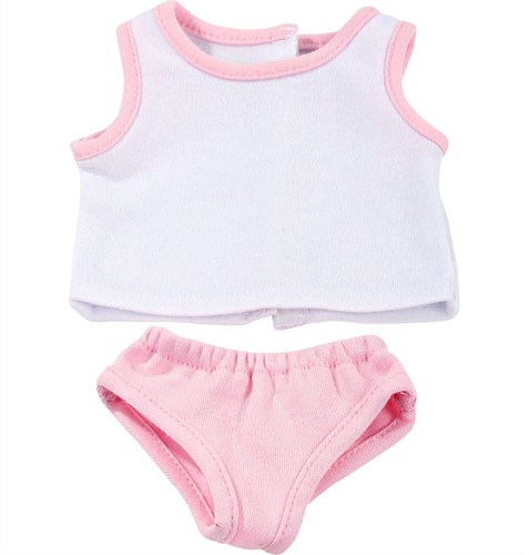 Götz Basic Boutique, ondergoed ""Classic pink"", babypoppen 30-33 cm / staanpoppen 45-50 cm (Inhoud: 2-delig)