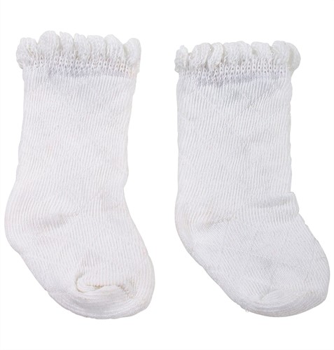 Götz Shoes & Co, sokken ""Classy white"", babypoppen 42-46 cm / staanpoppen 45-50 cm