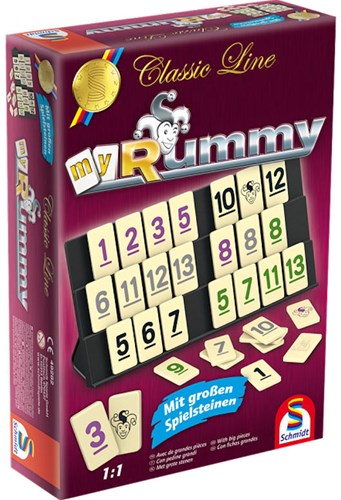 Schmidt Classic Line My Rummy - Jeu éducatif - Jeu de société - 8 ans et plus