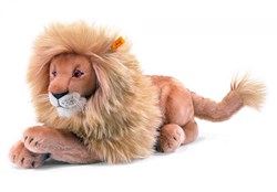 Steiff peluche lion Leo - lion en peluche, blond, 45 cm