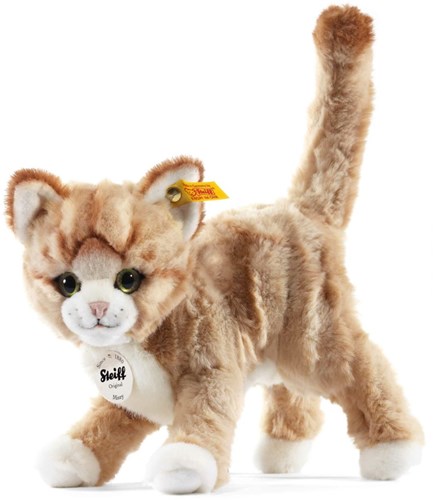 Steiff chat en peluche Mizzy - 25 cm - jouet tabby blond