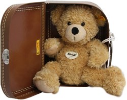 Steiff ours en peluche Fynn dans une valise - beige - 28 cm