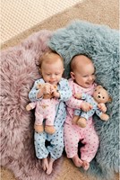 Steiff ours en peluche Teddy and Me garçon bébé avec pyjama bleu 25 cm-2