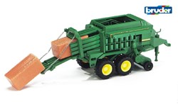 Bruder jouet presse à grosses balles John Deere - remorque agricole