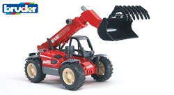 Bruder chargeur télescopique MLT633 véhicule jouet avec godet pince 43cm