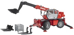 Bruder véhicule de chantier Manitou chargeur télescopique MRT 2150 jouet