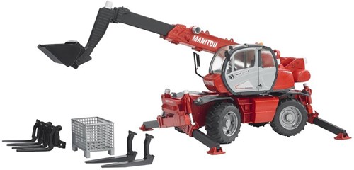Bruder véhicule de chantier Manitou chargeur télescopique MRT 2150 jouet