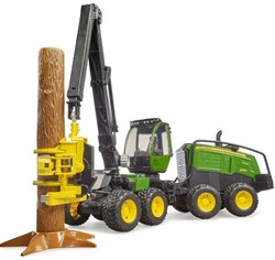 Bruder John Deere 1270G Harvester met boomstam