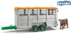 BRUDER Livestock trailer with 1 cow